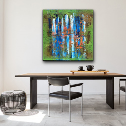 Acryl mit Spachteltechnik